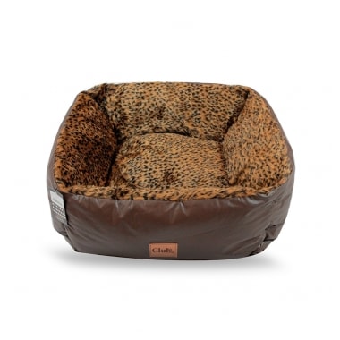 Cama Club Pet Courino e Pelúcia Onça N2