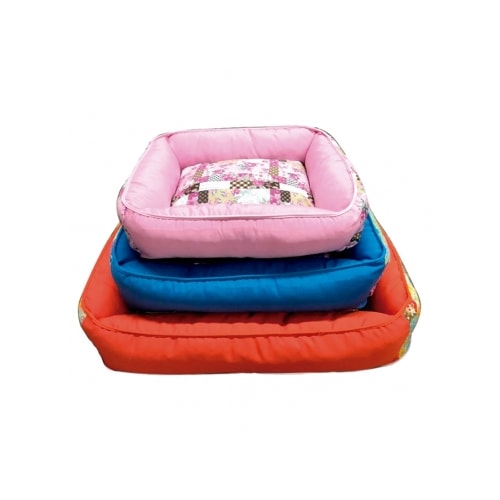 Cama Club Pet Fibra Retangular com Zíper Grande
