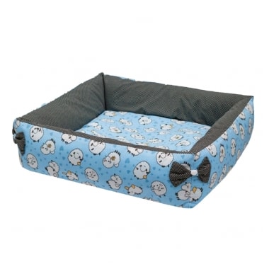 Cama Club Pet Luxo Tricoline Quadrada com Zíper Grande