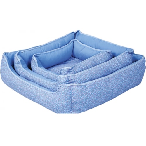 Cama Club Pet Viés Luxo Quadrada Pequena