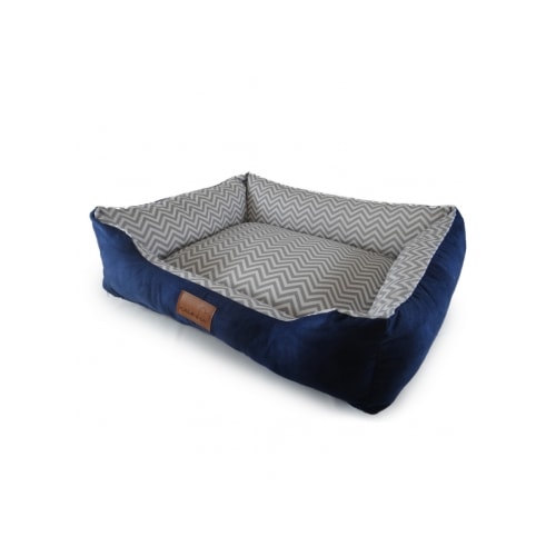 Cama Kaminha Veludo Azul Marinho Pequena