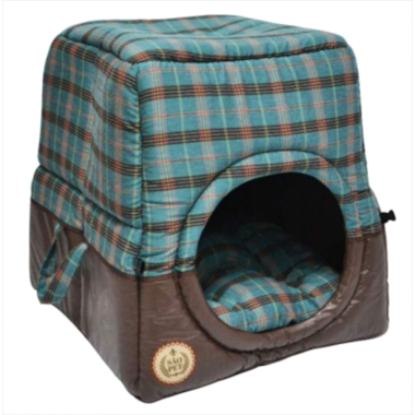 Cama São Pet Túnel Florence Marrom Grande