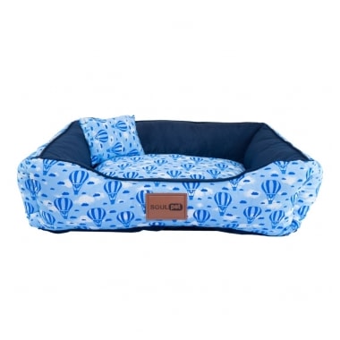Cama Soul Pet Capadócia Premium Azul Media
