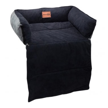 Cama Soul Pet Chaise Long Luxo Camurça Preto Grande