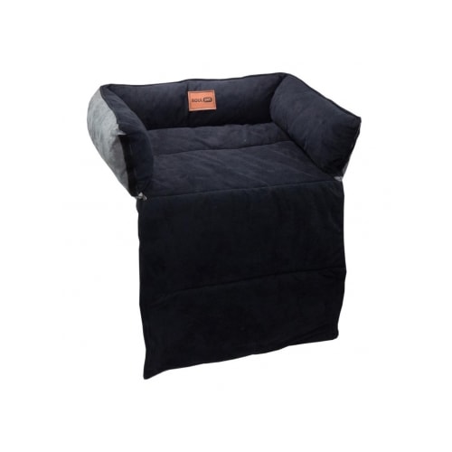 Cama Soul Pet Chaise Long Luxo Camurça Preto Grande