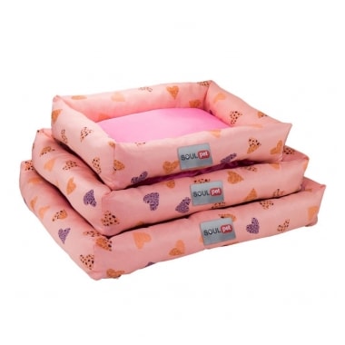 Cama Soul Pet Coração Rosa Media