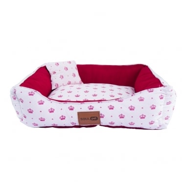 Cama Soul Pet Coroa Super Premium Vermelha Grande