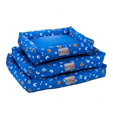 Cama Soul Pet Dog Azul Pequena