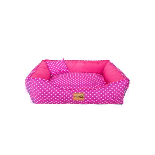 Cama Soul Pet Poa Premium Rosa Grande