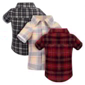 Camisa Club Pet Social Flanelada Media