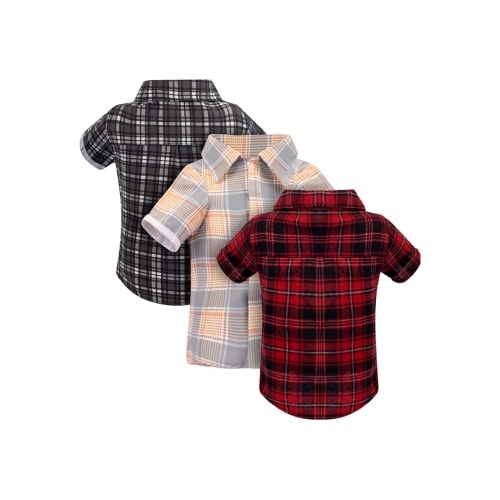 Camisa Club Pet Social Flanelada Media