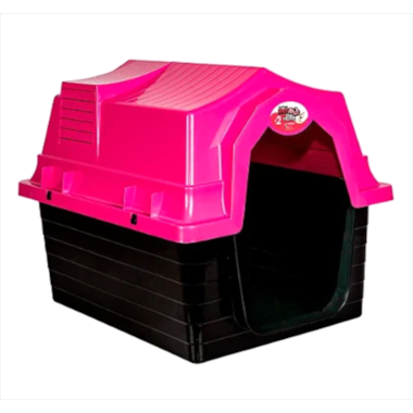 Casinha Jel Plast Pet Au Rosa N2