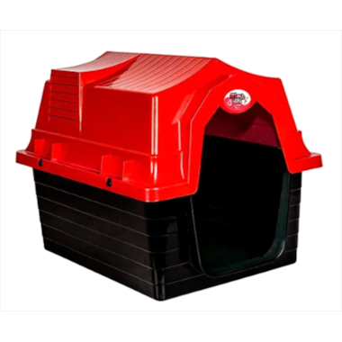 Casinha Jel Plast Pet Au Vermelha N3