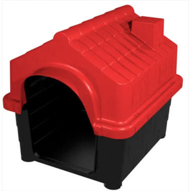 Casinha Mec Pet Home Class Vermelha N4