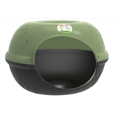 Casinha Plast Pet Eco sem Almofada Gold Verde