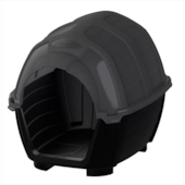 Casinha Plast Pet Stone House Cinza N4