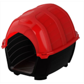 Casinha Plast Pet Stone House Vermelha N1