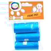 Cata Caca Club Pet Refil com 3 Rolos com 15 Sacos