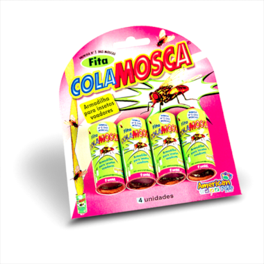 Cola Mosca American Pets Fita Adesiva com 4 Unidades