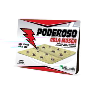 Cola Mosca Kelldrin Poderoso Fita Adesiva - Unidade