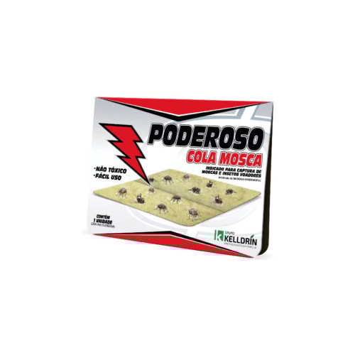 Cola Mosca Kelldrin Poderoso Fita Adesiva - Unidade