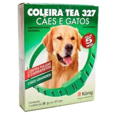 Coleira Antipulgas e Carrapatos Tea 327 Cães Adultos Raças Grandes 38g