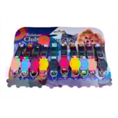 Coleira Club Pet com Placa Luxo N1