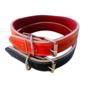 Coleira Club Pet Couro Natural Duplo N9