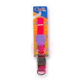 Coleira Club Pet Luxo Colorido Premium Grande