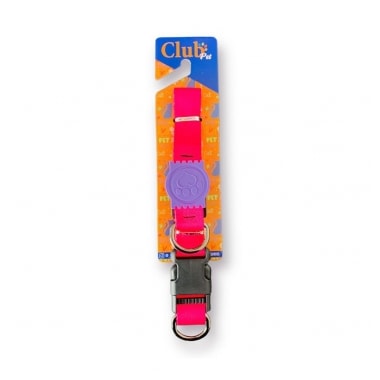 Coleira Club Pet Luxo Colorido Premium Grande