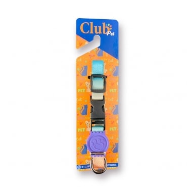 Coleira Club Pet Luxo Colorido Premium Pequena