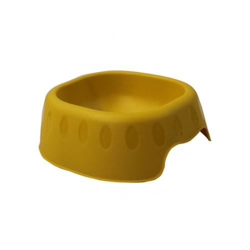 Comedouro American Pets Happy Cat Amarelo