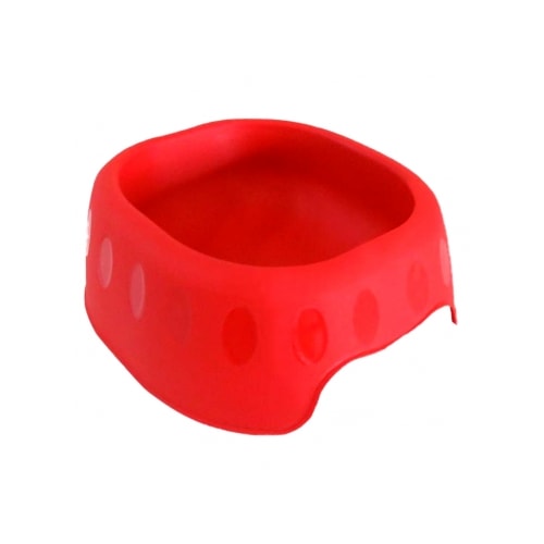 Comedouro American Pets Happy Cat Vermelho