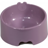 Comedouro Club Pet Antiderrapante Lilás Médio 500ml
