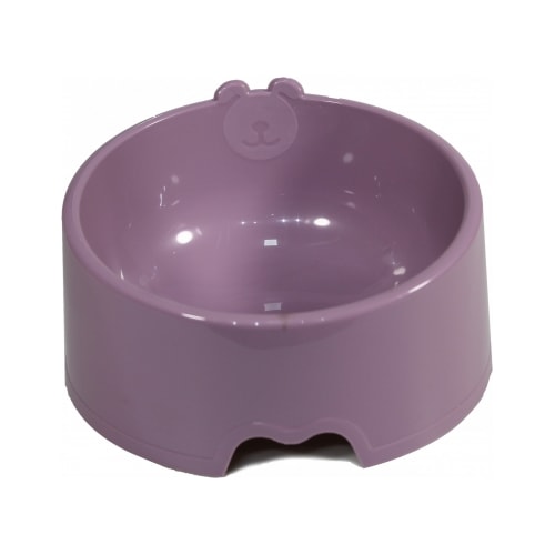Comedouro Club Pet Antiderrapante Lilás Médio 500ml