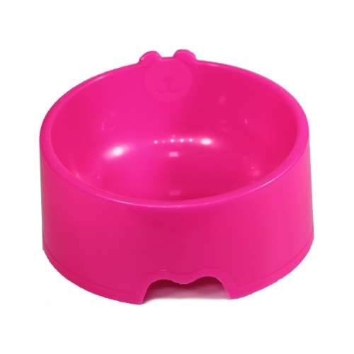 Comedouro Club Pet Antiderrapante Rosa Pequeno 200ml