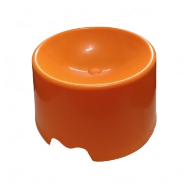 Comedouro Club Pet Feed Cat Alto Laranja