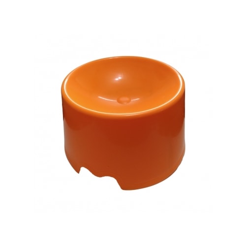 Comedouro Club Pet Feed Cat Alto Laranja