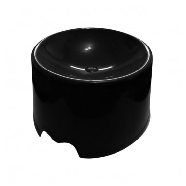 Comedouro Club Pet Feed Cat Alto Preto