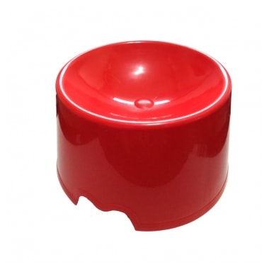 Comedouro Club Pet Feed Cat Alto Vermelho