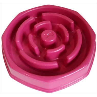 Comedouro Club Pet Lento Food Timer Rosa