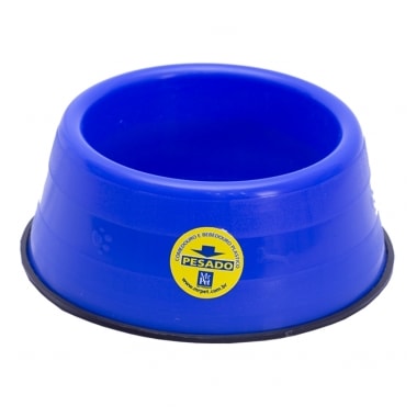 Comedouro Club Pet Pesado Azul Pequeno 1000ml