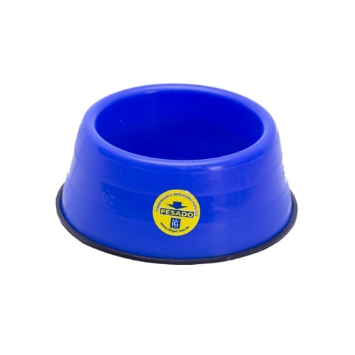 Comedouro Club Pet Pesado Azul Pequeno 1000ml