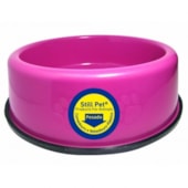 Comedouro Club Pet Pesado Pata Osso Rosa 300ml