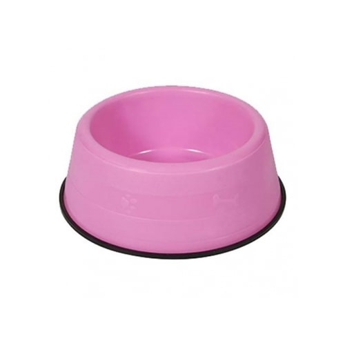 Comedouro Club Pet Pesado Rosa Grande 2500ml