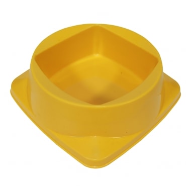Comedouro Club Pet Premium Amarelo 200ml