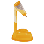 Comedouro e Bebedouro Savana Amarelo 600ml