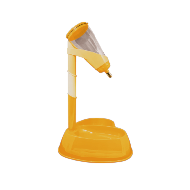 Comedouro e Bebedouro Savana Amarelo 600ml