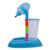 Comedouro e Bebedouro Savana com Dosador Azul 2,5L