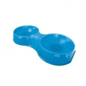 Comedouro Furacão Pet Duplo Pop Gatos 1900ml